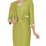 Lime Green Dress Suit - Elegant & Sophisticated