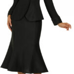 Elegant Off-Shoulder Suit