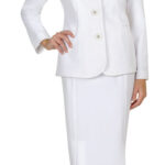 White Women's Suit - Elegant & Classic