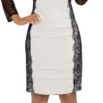 Elegant Off-White Lace Cocktail Dress