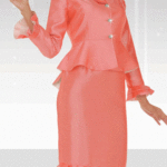 Elegant Ruffled Suit Dress