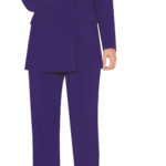 Classic Women's Double-Breasted Pant Suit